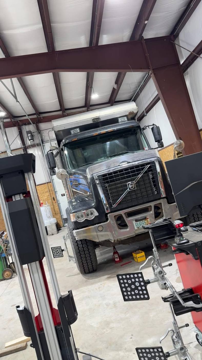 Technician working on a vehicle at Whiting's, Ossipee NH