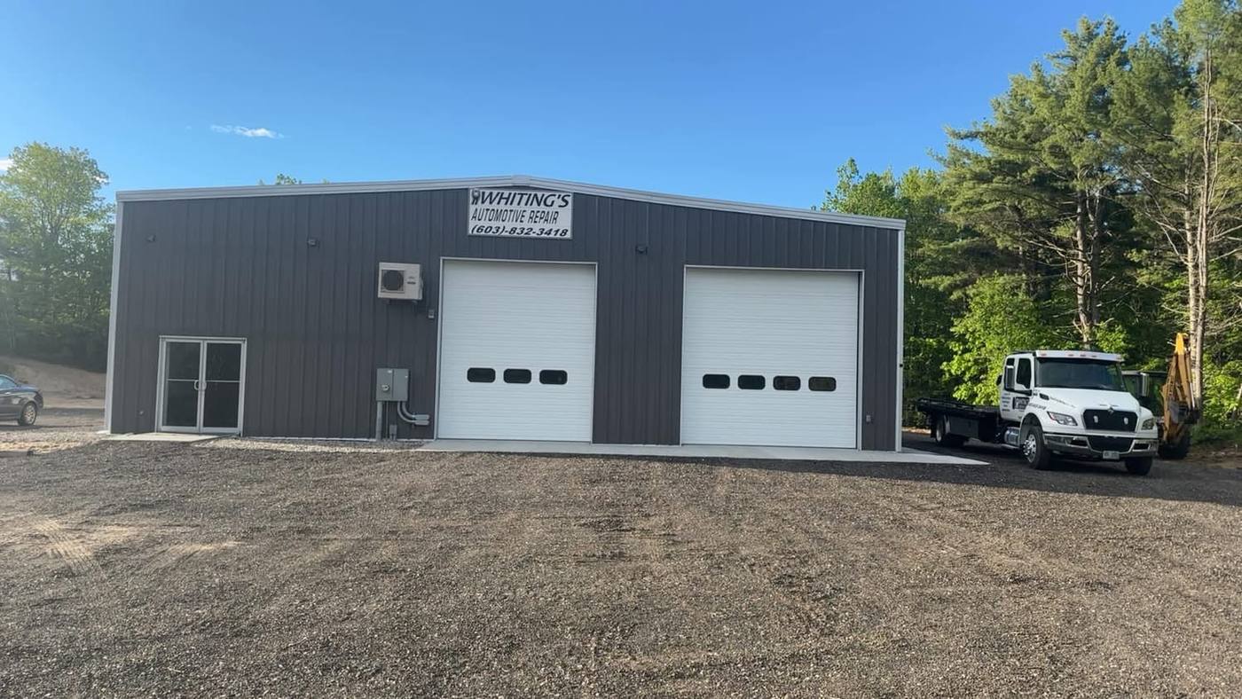 Roadside tire change by Whiting's in Carroll County, NH