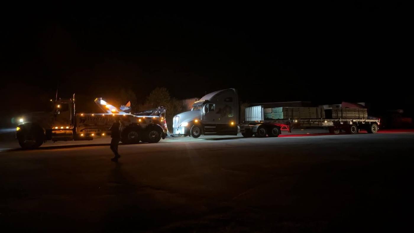 Whiting's tow truck ready for a 24/7 dispatch in Ossipee, NH